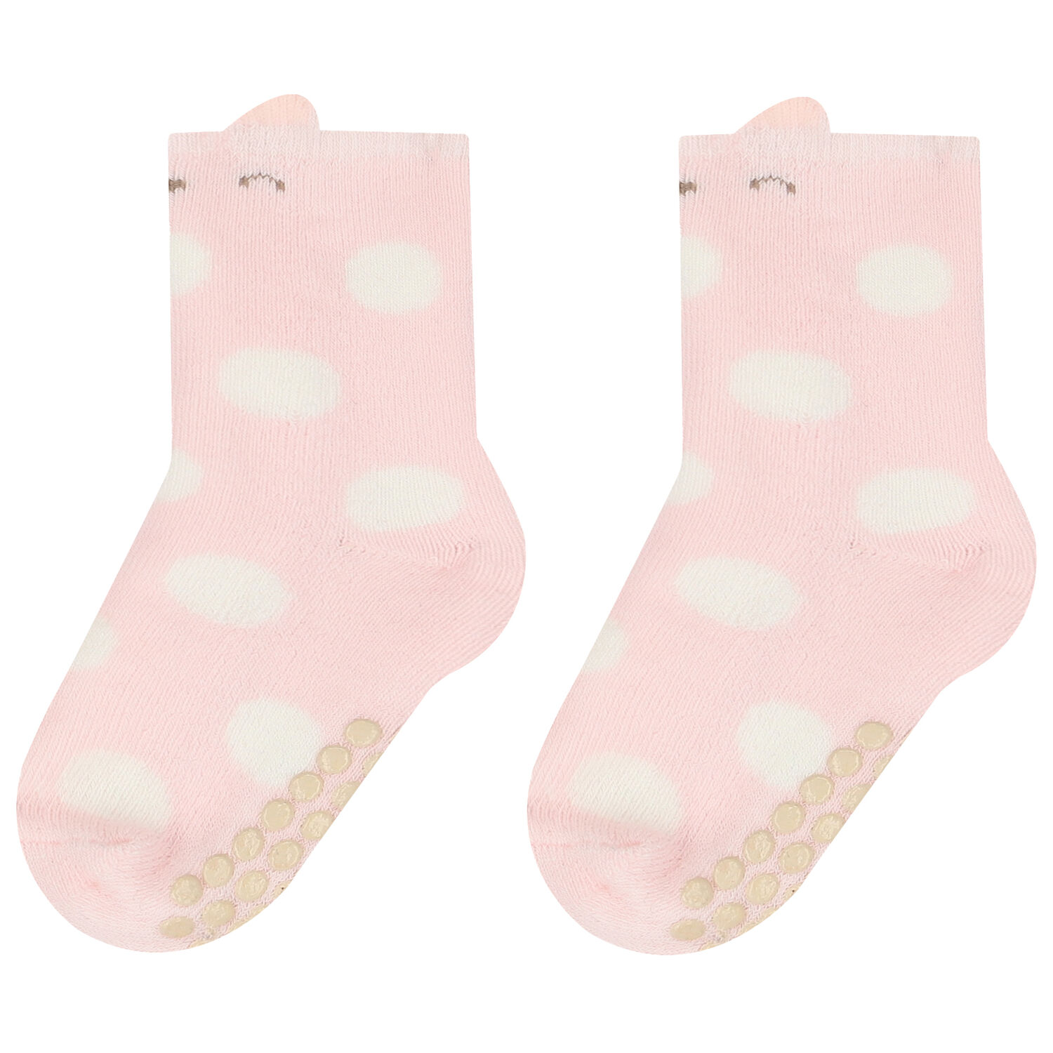 Baby Girls Pink & Ivory Socks, 2, hi-res image number null