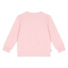 بدلة رياضية بالشعار باللون الوردى للبنات , 3, hi-res