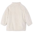 Girls Ivory Fur Coat, 1, hi-res