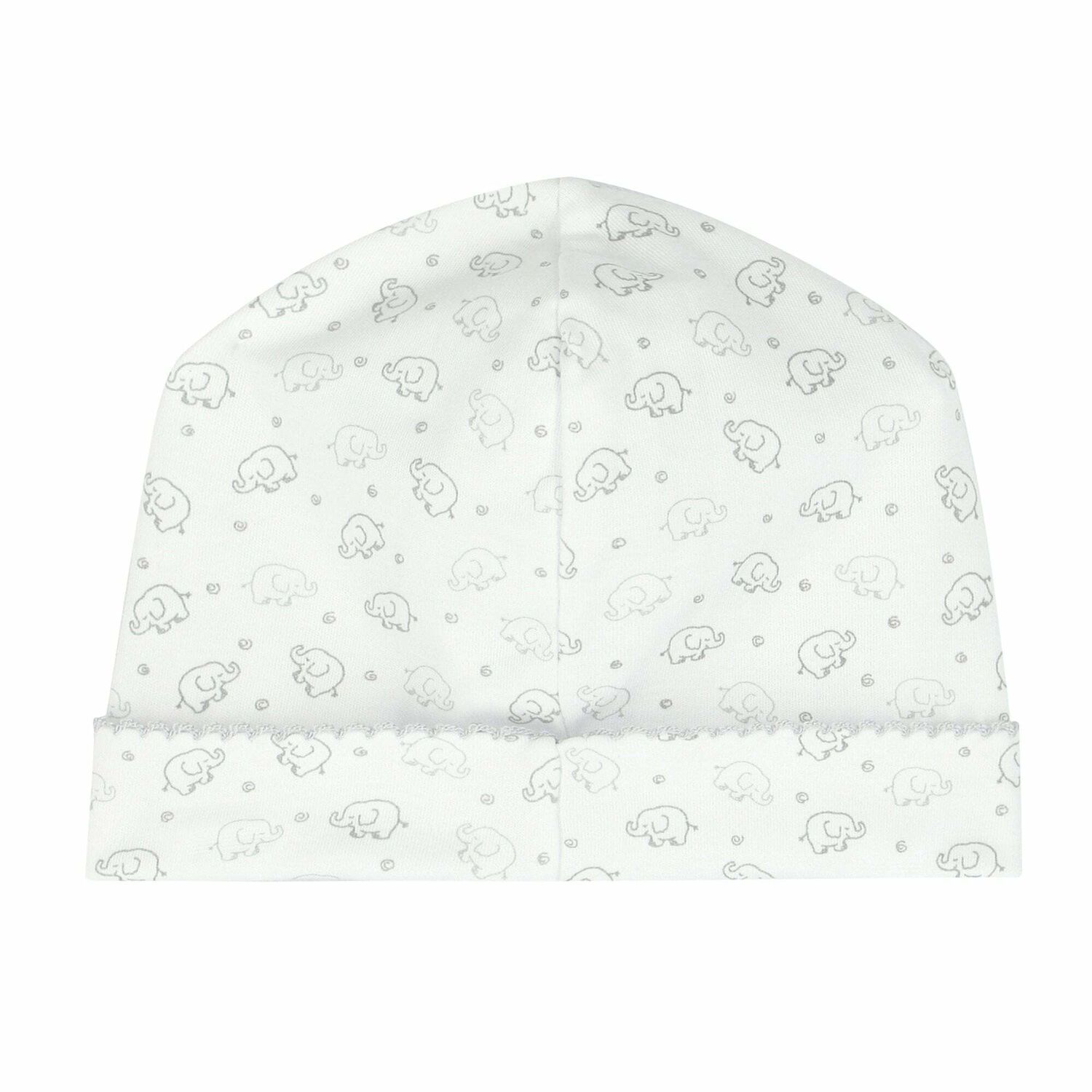 Elephant Print Baby Hat, 1, hi-res