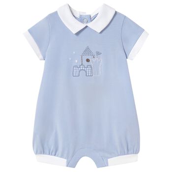 Baby Boys Blue Romper