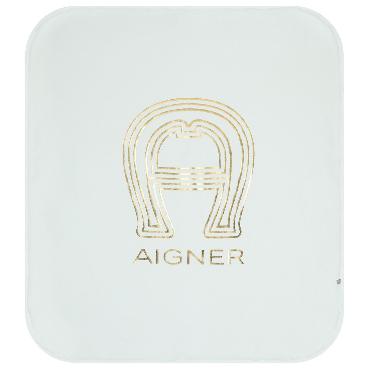 بطانية أطفال بشعار باللون أزرق وذهبي , 2, hi-res