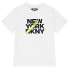 Boys White Logo T-Shirt, 1, hi-res