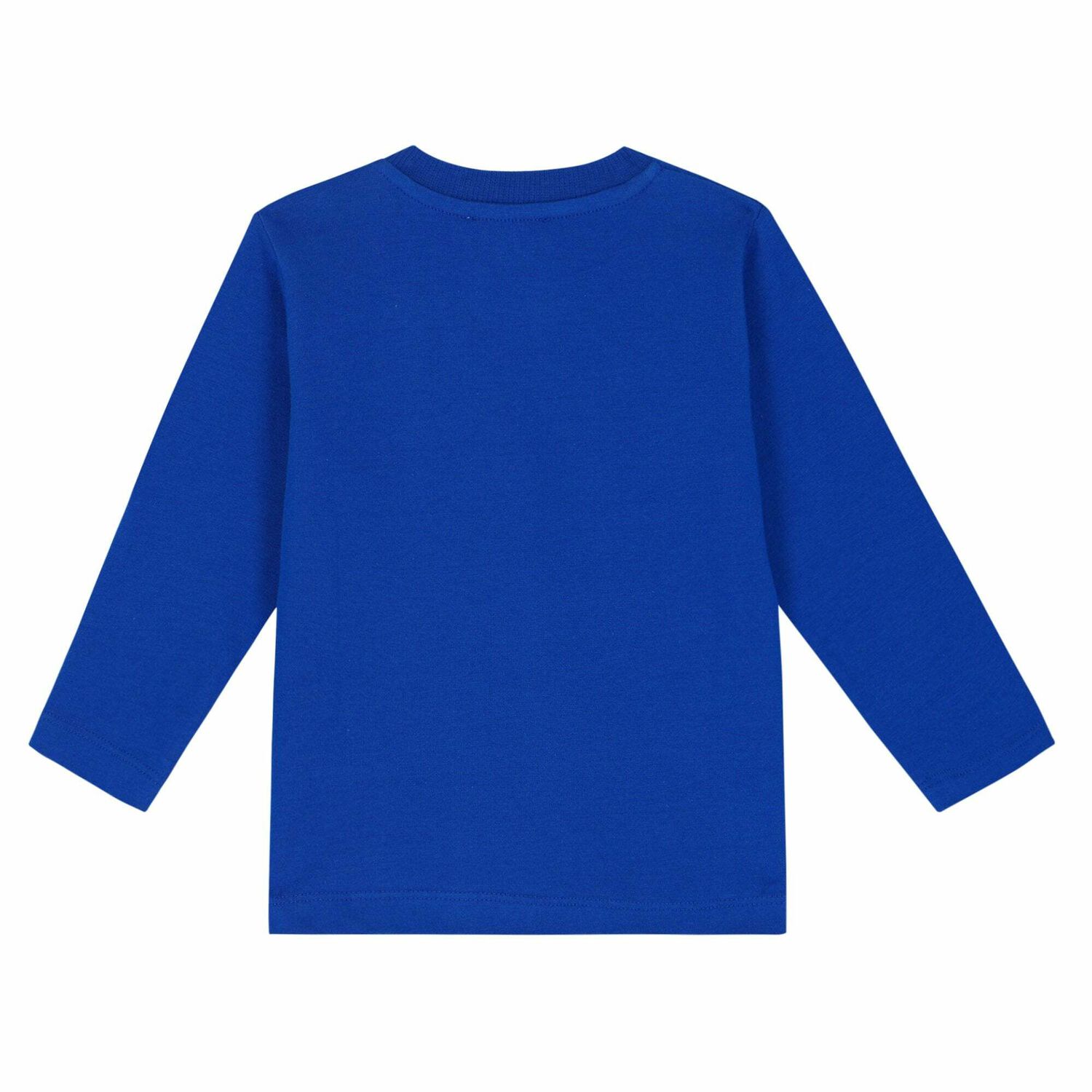 Blue Teddy Logo Long Sleeve Top, 1, hi-res