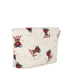 Ivory & White Teddy Bear Logo Baby Bodysuit Set, 3, hi-res