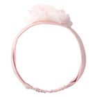 Baby Girls Pink Flower Headband, 1, hi-res