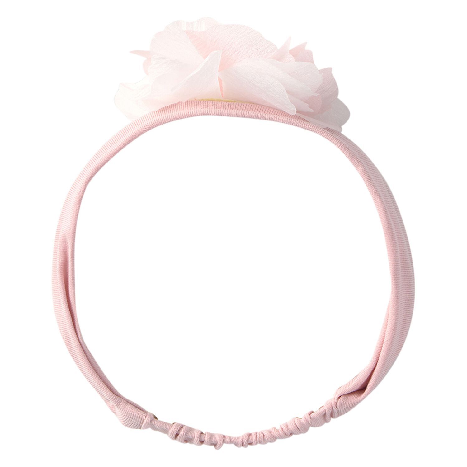 Baby Girls Pink Flower Headband, 1, hi-res