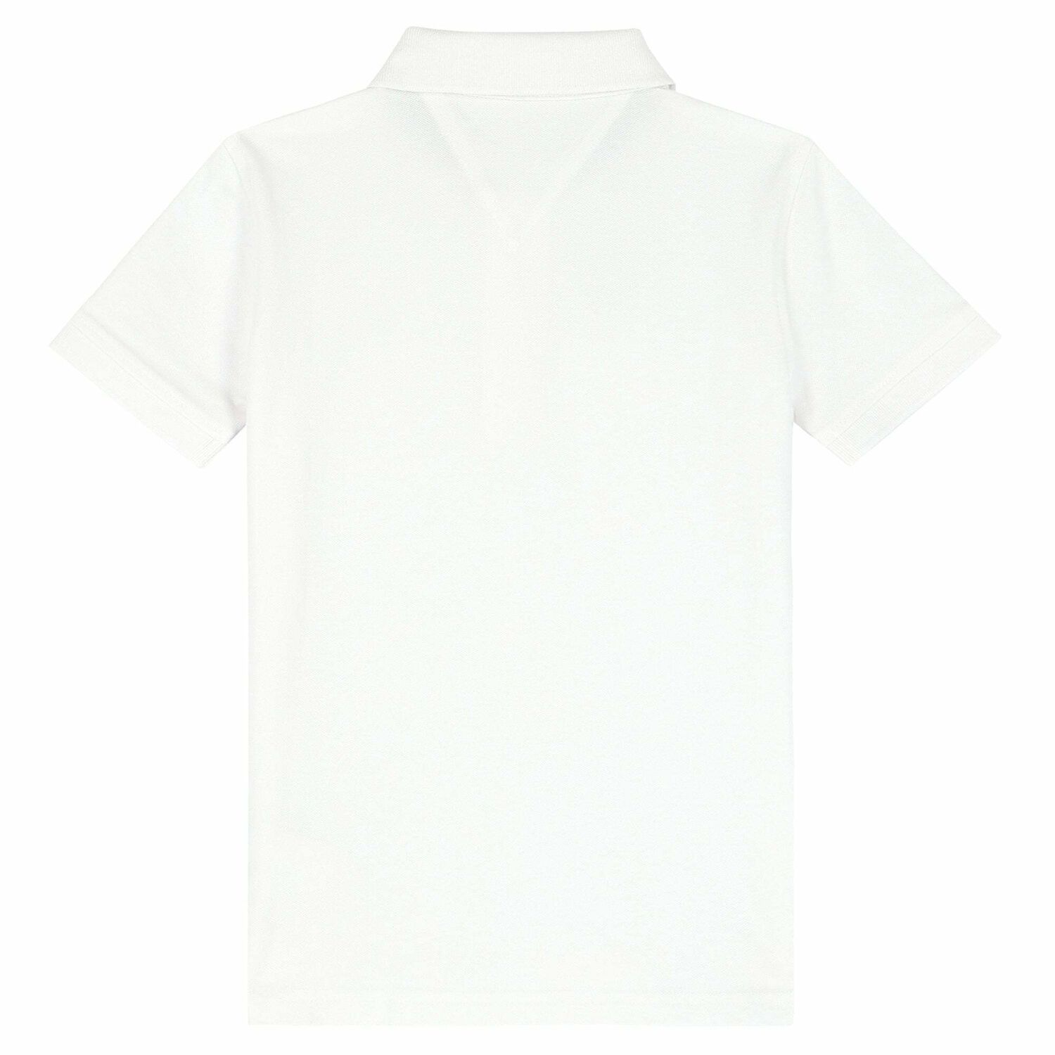 Boys White Logo Polo Shirt, 1, hi-res