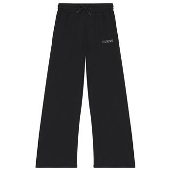 Boys Black Logo Joggers