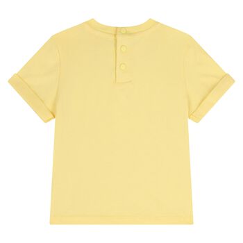 Younger Boys Yellow Logo T-Shirt
