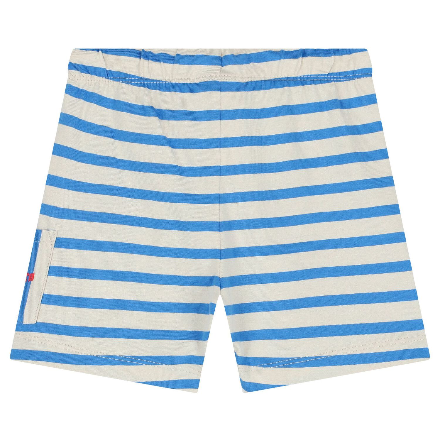 Younger Boys Red, Blue & Ivory Shorts Set, 1, hi-res