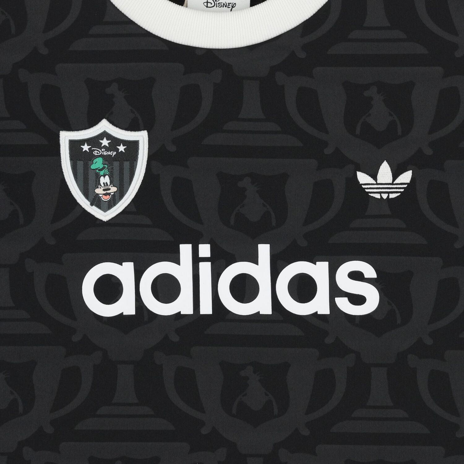 Boys Black Logo Disney T-Shirt, 1, hi-res