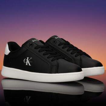 Black & White Logo Trainers