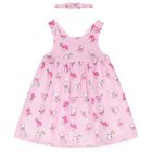 Baby Girls Pink Birds Dress Set, 1, hi-res