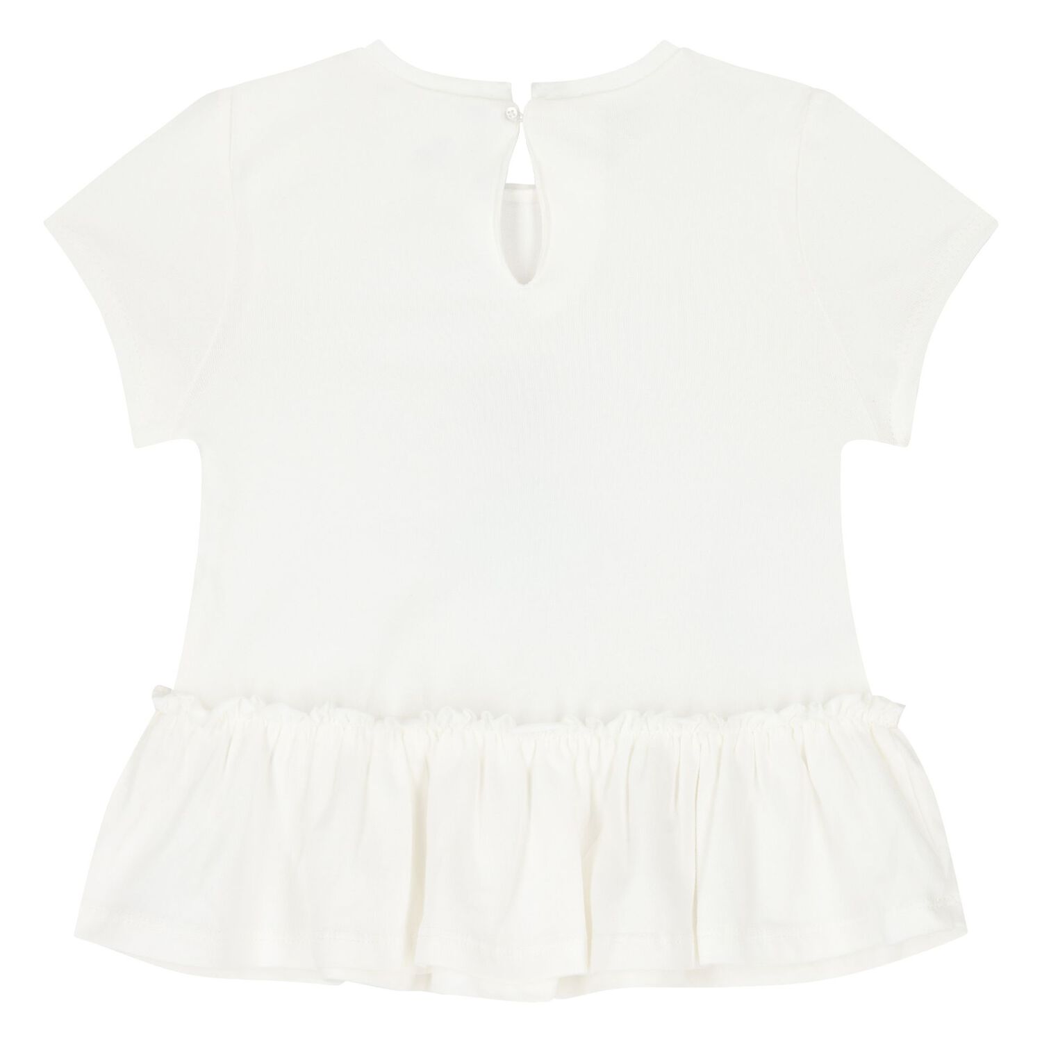 Younger Girls Ivory & Blue Leggings Set, 1, hi-res