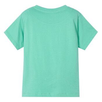 Boys Green Lenticular Print T-Shirt