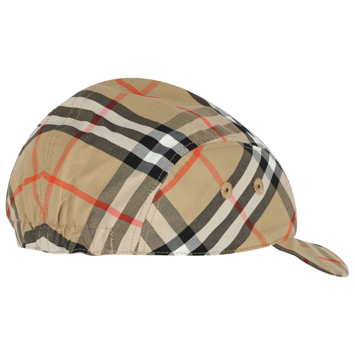 Baby Boys White & Beige Check Dungaree Set, 1, hi-res