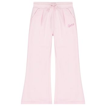 Girls Pink Logo Trousers