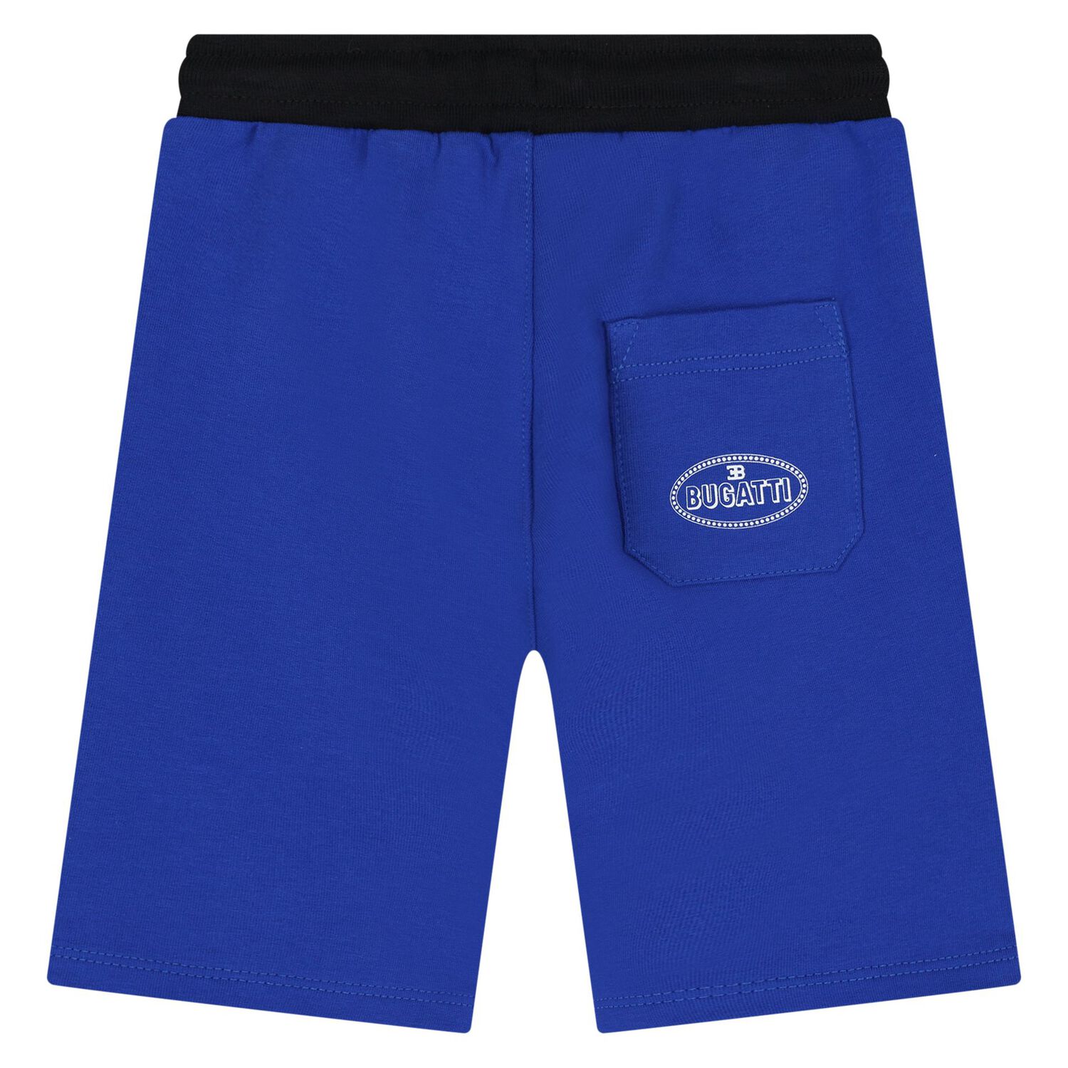 Younger Boys Blue Logo Shorts, 1, hi-res