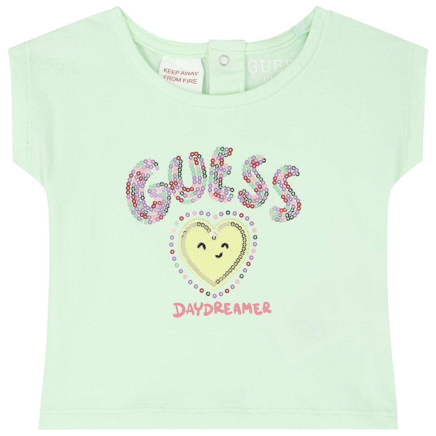 Baby Girls Green & Blue Logo Shorts Set, 1, hi-res image number null