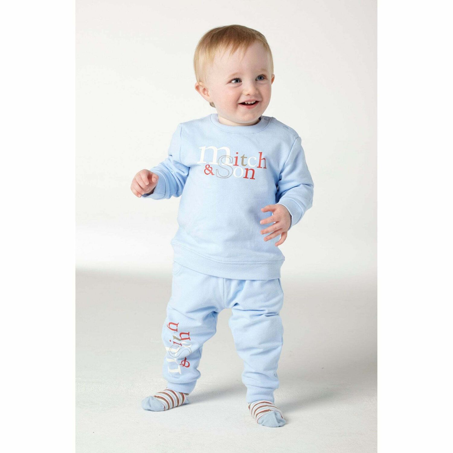 Boys Blue Striped Socks, 1, hi-res image number null