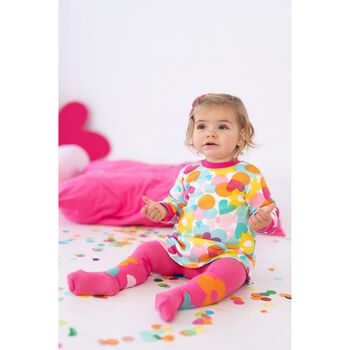 Girls Multi-Coloured Dress Set