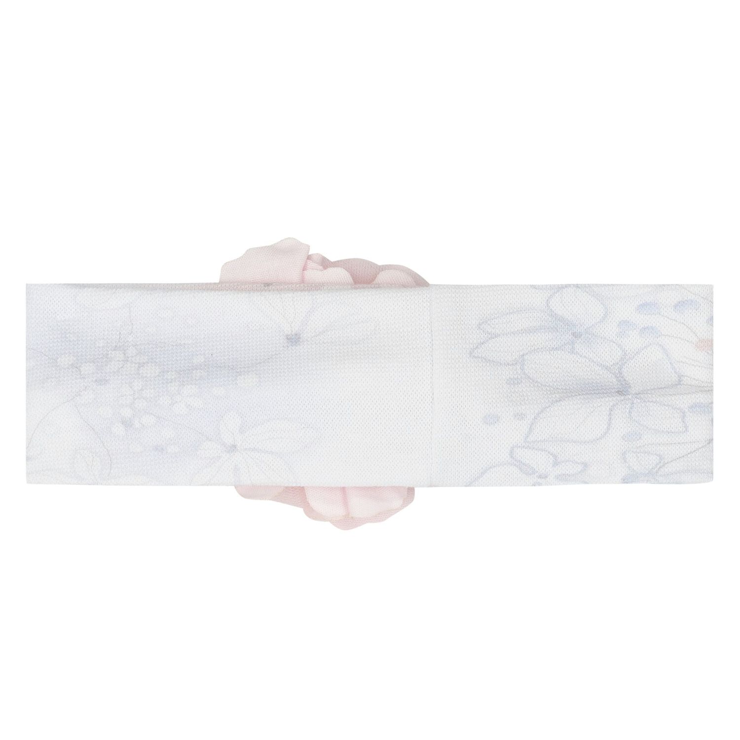 Baby Girls White & Pink Floral Headband, 1, hi-res image number null