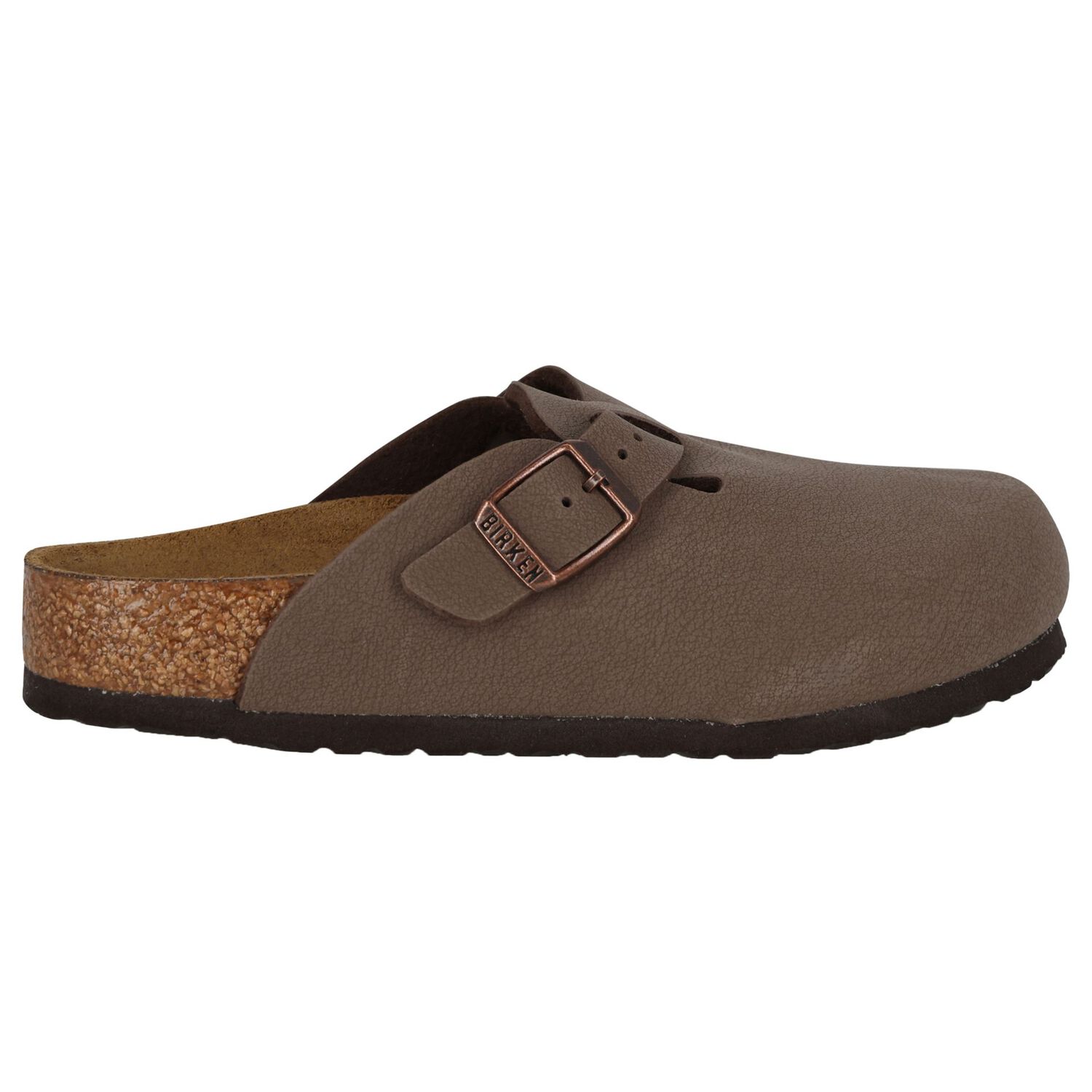 صندل كلوج من الجلد  بالشعار باللون البيج , 1, hi-res