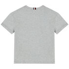 Boys Grey Logo T-Shirt, 1, hi-res