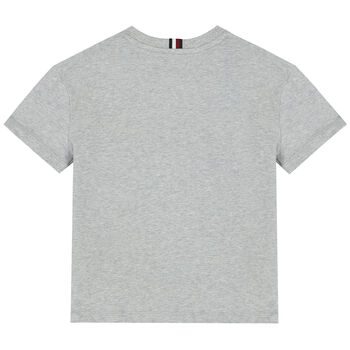 Boys Grey Logo T-Shirt	