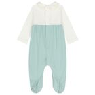 أفرول بنات باللون العاجي والأخضر ( قطعتين ), 2, hi-res