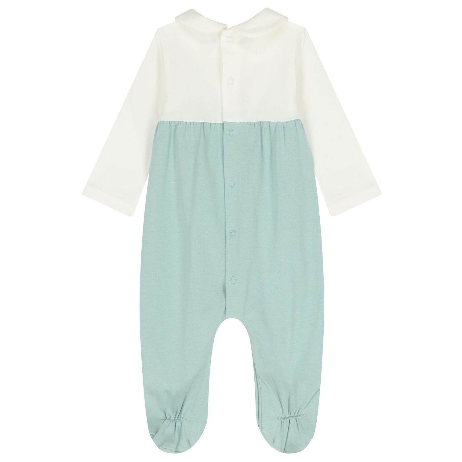 أفرول بنات باللون العاجي والأخضر ( قطعتين ), 2, hi-res