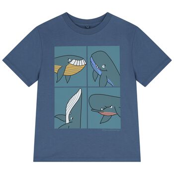 Boys Blue Whale T-Shirt