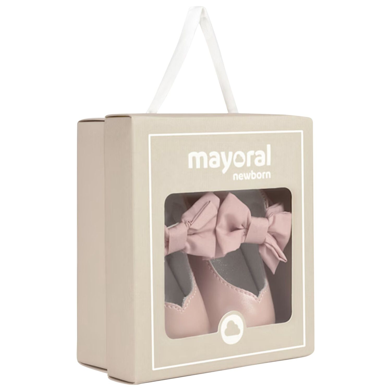 حذاء ما قبل المشي للبنات بفيونكه باللون الوردي , 4, hi-res