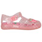 Younger Girls Pink Jelly Sandals, 1, hi-res