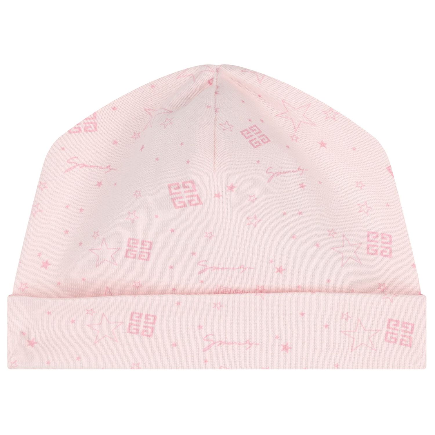 Baby Girls Pink Logo Blanket & Hat Set, 1, hi-res
