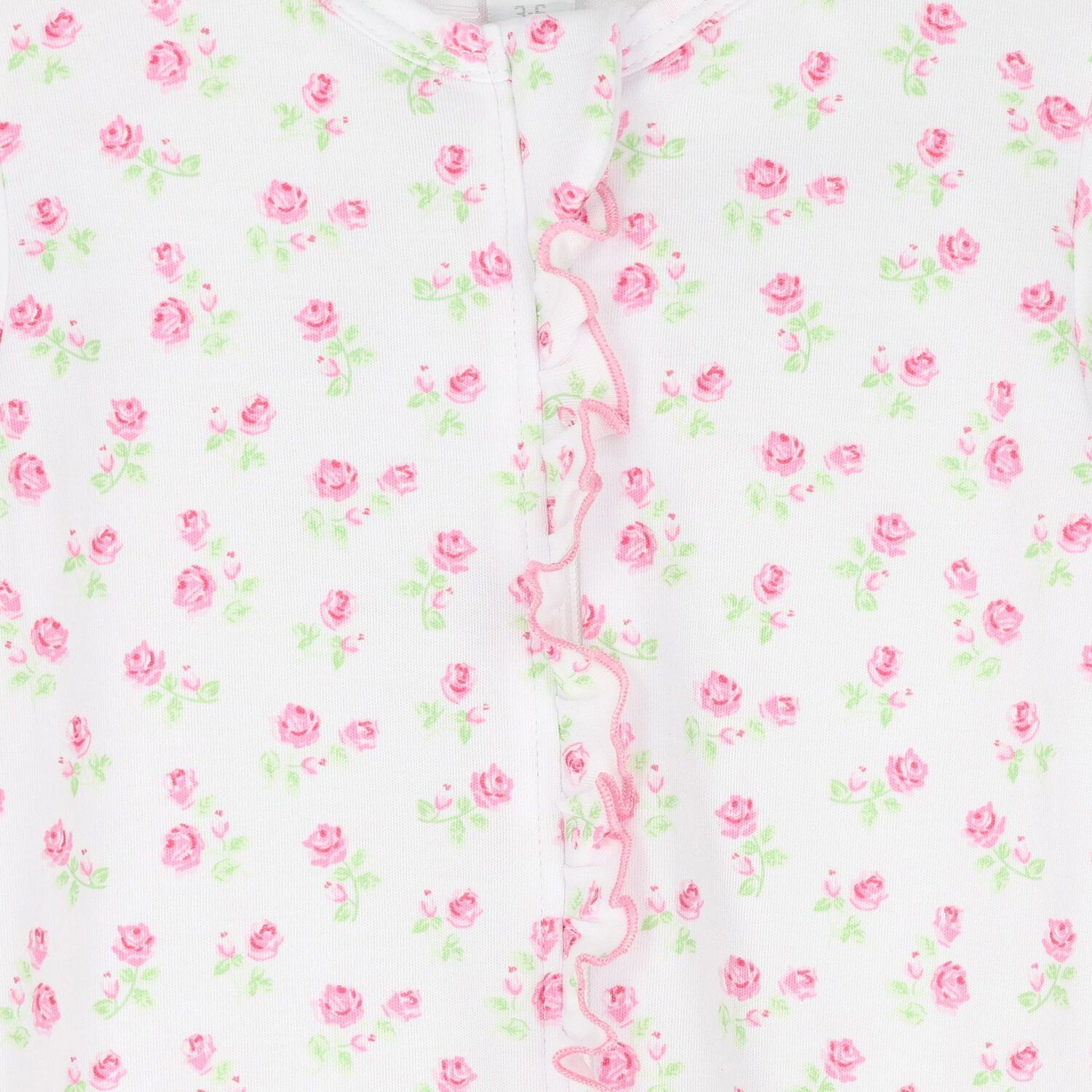 Baby Girls Pink Rosy Roses Babygrow, 1, hi-res image number null
