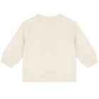 بدلة رياضية بالشعار باللون البيج, 2, hi-res