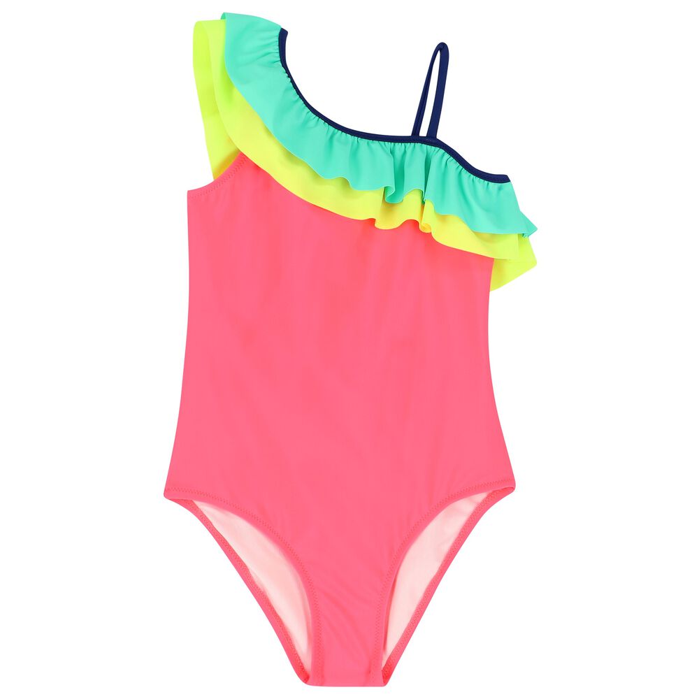 Sunuva Girls Pink Frill Swimsuit Junior Couture UAE