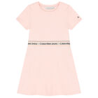 فستان بالشعار باللون الوردى, 2, hi-res