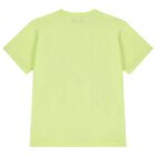 طقم شورت للأولاد باللون الأصفر النيون والأزرق الداكن, 1, hi-res