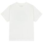 طقم شورت للأولاد بالشعار باللون الابيض, 1, hi-res