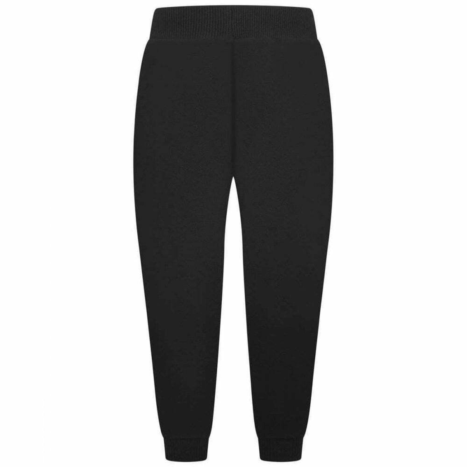 Boys Black Logo Jersey Joggers, 1, hi-res