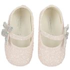 Baby Girls Pink Butterfly Shoes, 1, hi-res