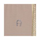 Girls Nude & Gold Logo Leggings, 1, hi-res