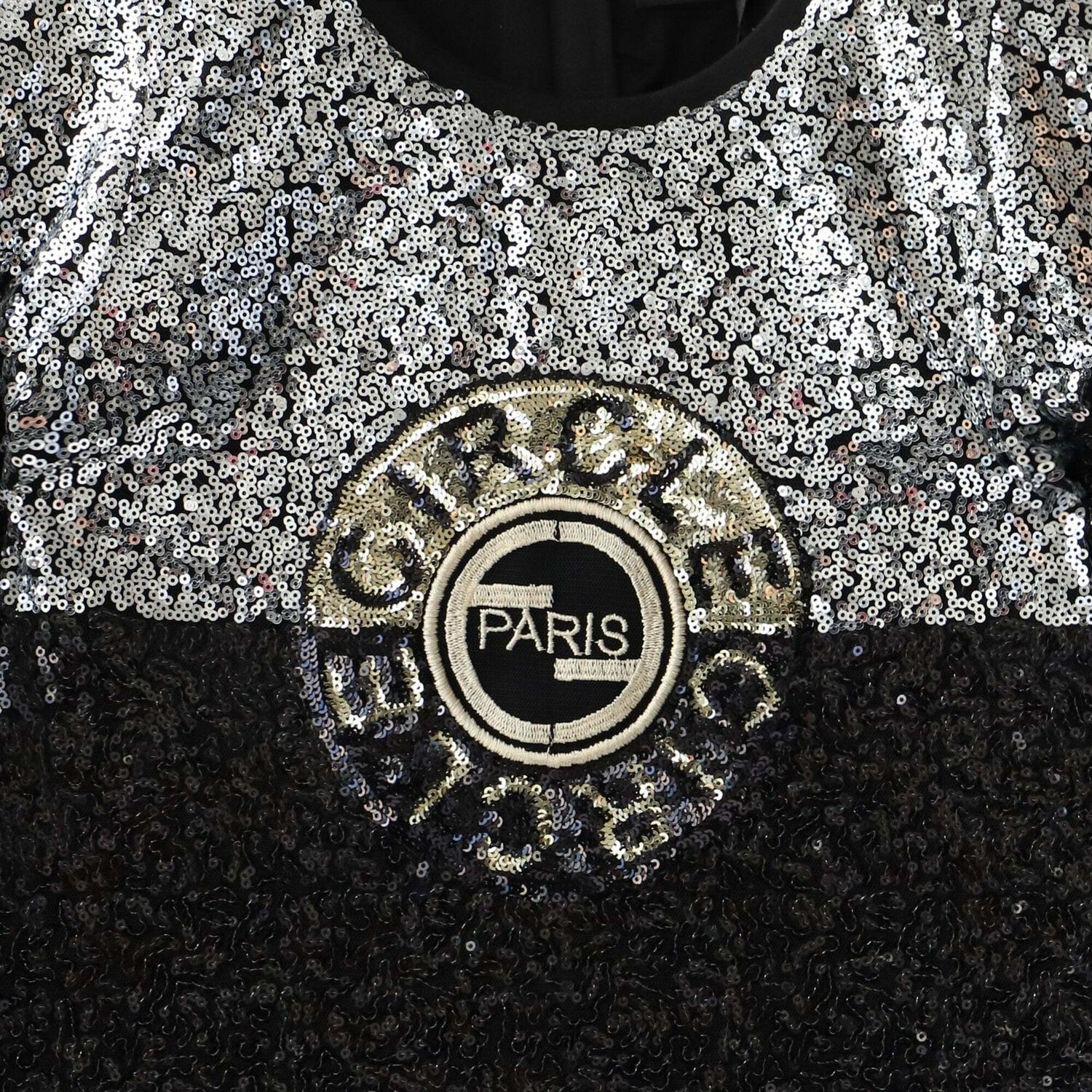 Girls Black & Silver Embellished Dress, 1, hi-res image number null