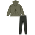 طقم ليغينز بنات باللون الاخضر, 1, hi-res