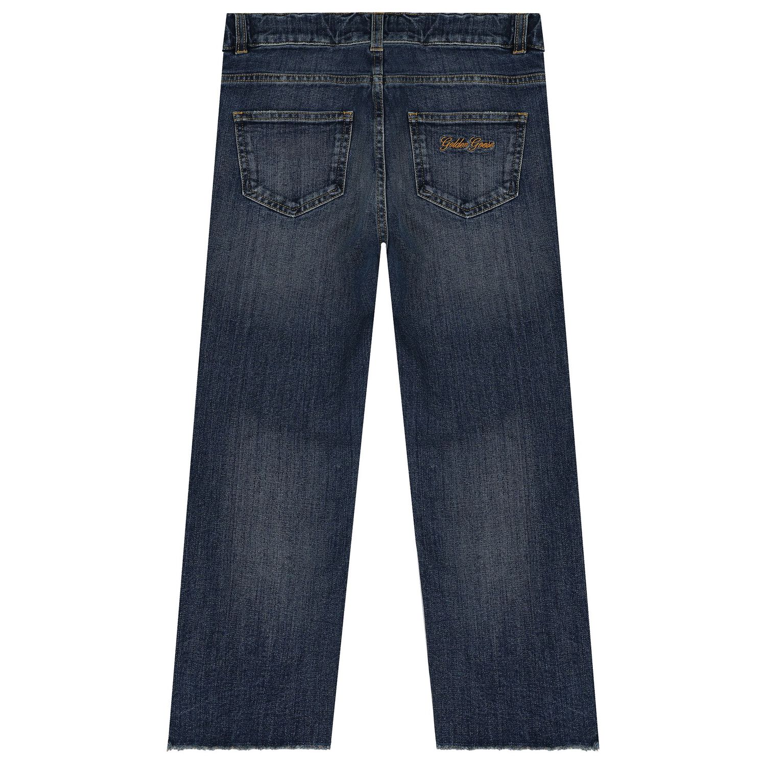 Boys Blue Logo Denim Jeans, 1, hi-res