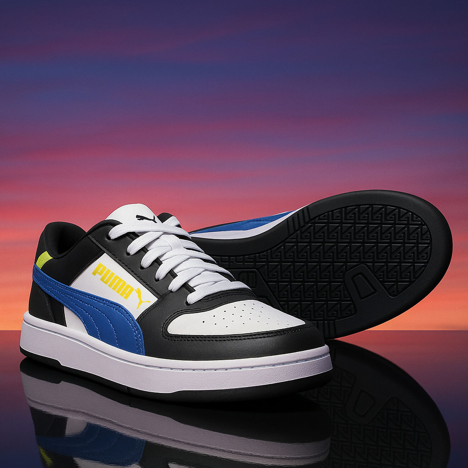 حذاء رياضي أولاد كافين 2.0 باللون الأبيض والأزرق, 1, hi-res image number null