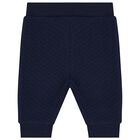 بدلة رياضية أولاد صغار بشعار تيدي باللون الكحلي, 1, hi-res